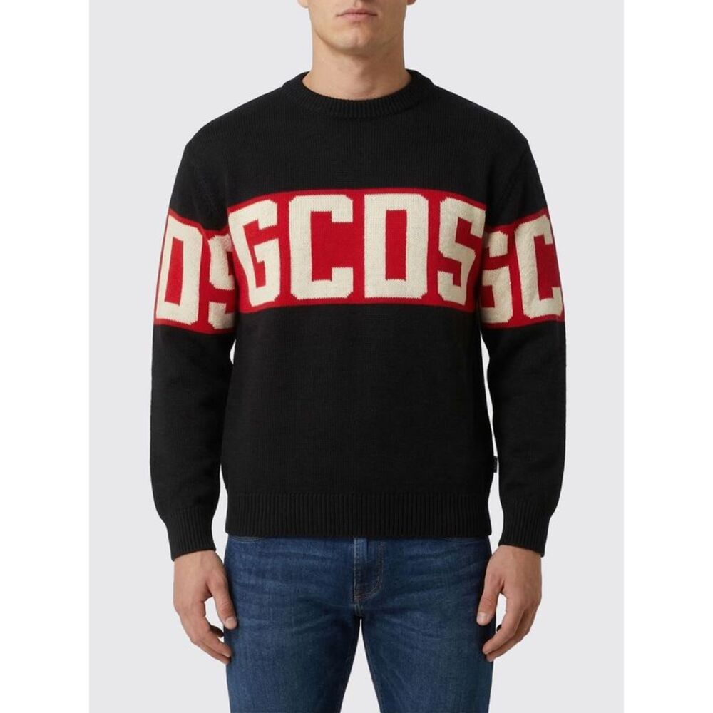 Cotton Logo Knit Sweater Gcds